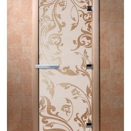 Дверь для сауны Doorwood «Венеция» (Ольха) 8мм