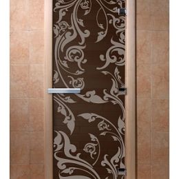 Дверь для сауны Doorwood «Венеция» (Ольха) 8мм