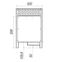Печь для бани Рада 4 мм