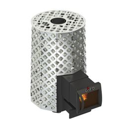Дровяная банная печь Grill'D Violet Steel Romb Long
