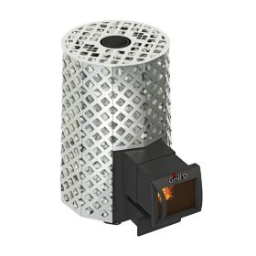 Дровяная банная печь Grill'D Violet Steel Romb Long