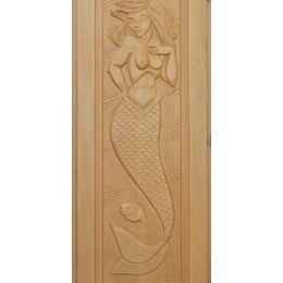 Дверь для бани Doorwood «Русалка» (Кавказская липа)