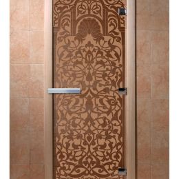 Дверь для сауны Doorwood «Флоренция» (Ольха) 8мм