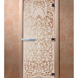 Дверь для сауны Doorwood «Флоренция» (Ольха) 8мм