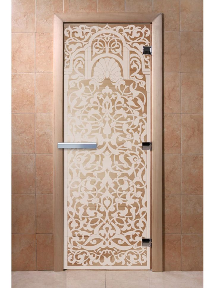 Дверь для сауны Doorwood «Флоренция» (Ольха) 8мм