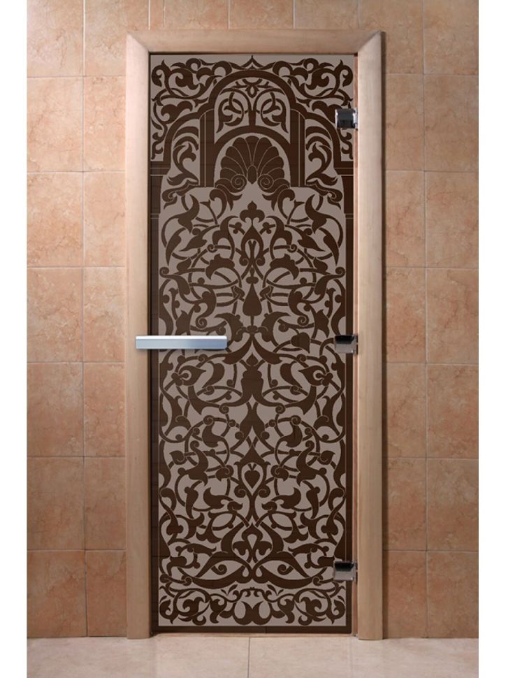Дверь для сауны Doorwood «Флоренция» (Ольха) 8мм
