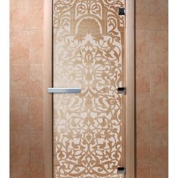 Дверь для сауны Doorwood «Флоренция» (Ольха) 8мм