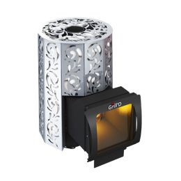 Дровяная банная печь Grill'D Violet Steel Long Window Max