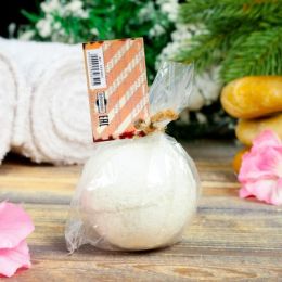 Бомбочка для ванны из персидской соли "Счастья в Новом году" масло лаванды, 140гр