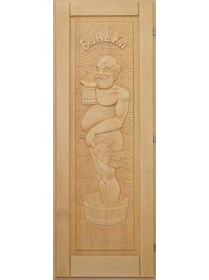 Дверь для бани Doorwood «Дед» (Кавказская липа)