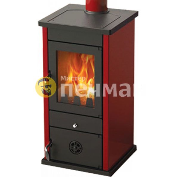 Печь-камин MBS Thermo Vesta Plus Dark Red