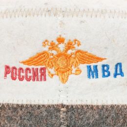 Шапка для бани Фуражка "Россия МВД"