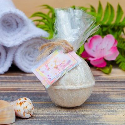 Бомбочка для ванны "Добропаровъ" с эфирным маслом миндаля, 140 гр