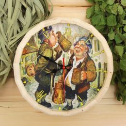 Часы банные бочонок "Душевные разговоры"