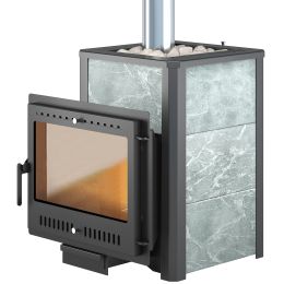 Печь для бани Везувий Легенда 22 Панорама "М" Талькохлорит