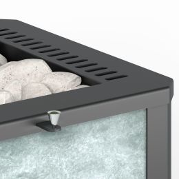 Печь для бани Везувий Легенда 22 Панорама "М" Талькохлорит