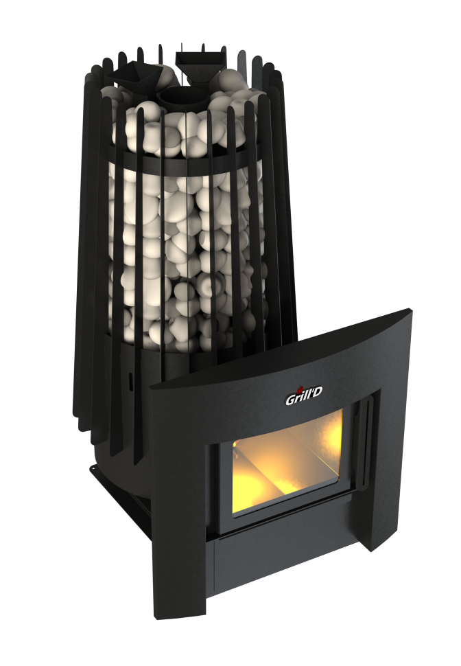 Печь для бани Grill’D Cometa Vega 180 window