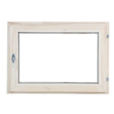 Окно, 50×70см, однокамерный стеклопакет, из липы