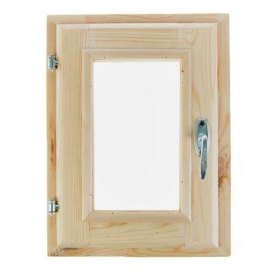 Окно, 40×30см, двойное стекло, с уплотнителем, из хвои