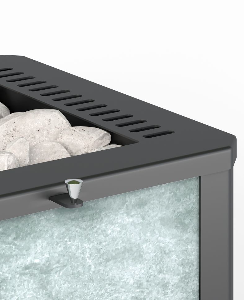 Печь для бани ВЕЗУВИЙ ЛЕГЕНДА 28 Панорама "М" ТАЛЬКОХЛОРИТ