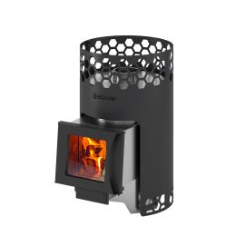 Печь для бани Везувий "Чёрная Пчёлка С" НЕРЖ.