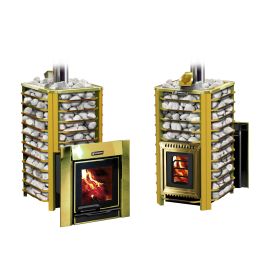 Печь для бани Ермак 24 СЕТКА-ЛЮКС GOLD Нержавейка 5мм