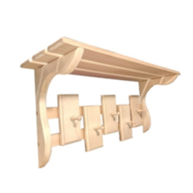 Полка-вешалка SL "Мираж Прямоугольник", липа