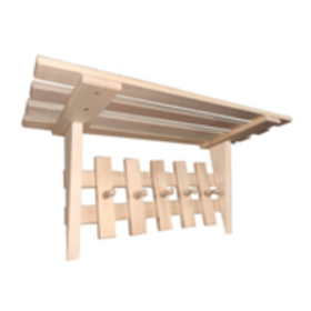 Полка-вешалка SL "Решетка", липа